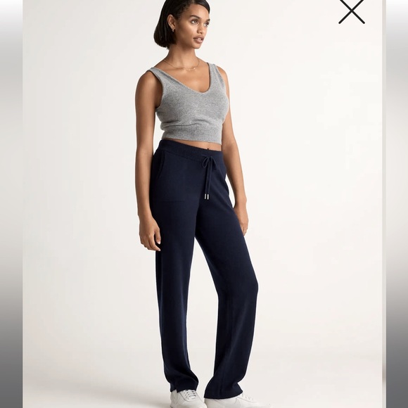 QUINCE  Mongolian Cashmere Straight Leg Pants SIZE S - Picture 8 of 13